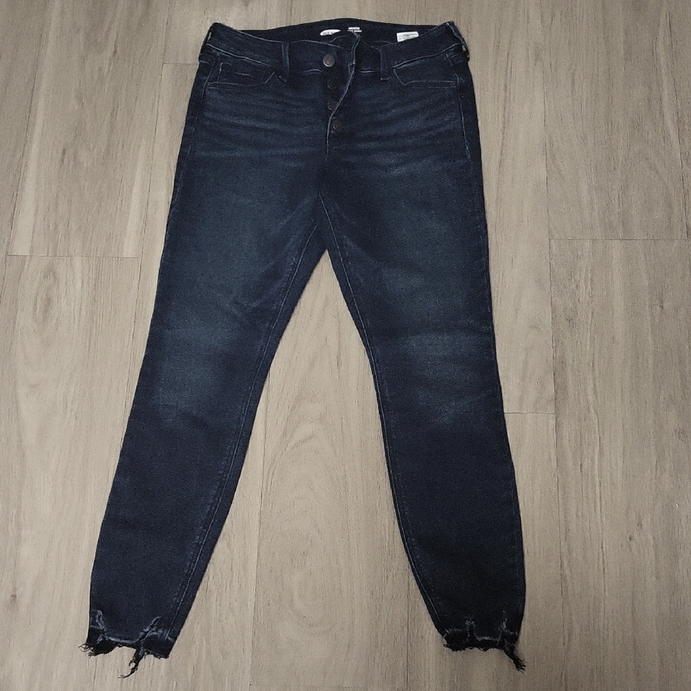 Old Navy Dark Blue Ankle Skinny Jeans